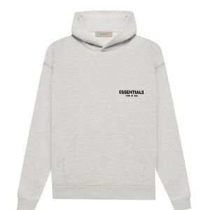 Essential Fear of God Light Oatmeal Hoodie ( M )